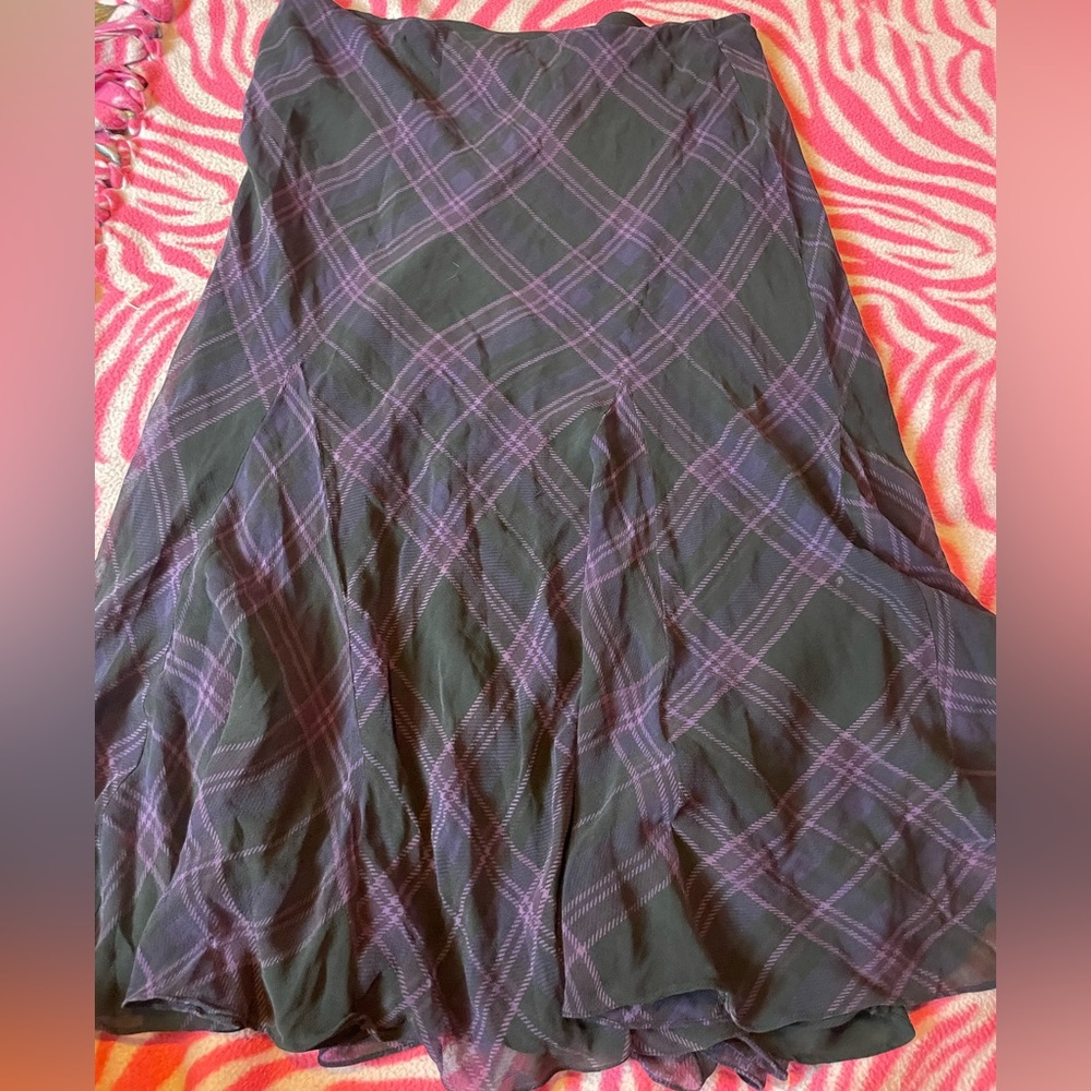 Ralph Lauren purple midi skirt